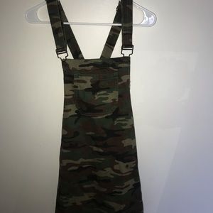 Forever 21 Camo Overall Dress